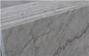 Bianco Carrara Marble Countertop,Polished White Carrara Marble Island Top Bianco Carrara Marble Countertop,Polished White Carrara Marble Island Top