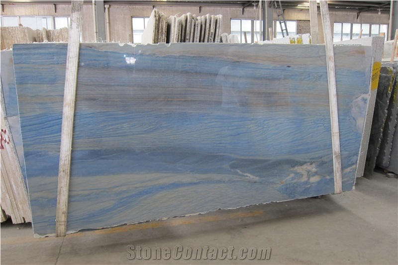Polished Azul Macaubas Quartzite Slabs & Tiles,Brazil Blue Quartzite Wall Panel,Blue Quartzite for Countertop
