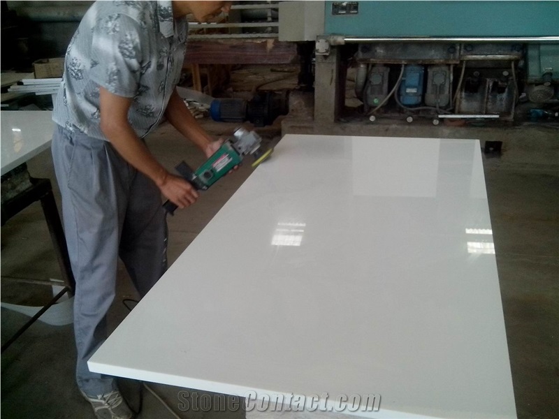 White Wood Nano Micro Crystalized Stone Slab,China White Manmade Stone for Countertop,Walling,Flooring