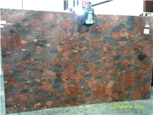 Red Marinace Granite Slabs, Rosso Marinace Granite