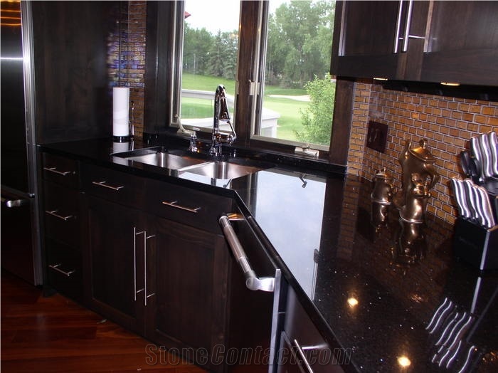 Absolute Black Granite Bathroom Vanity Tops, Absolute Black Granite Bathroom Countertops