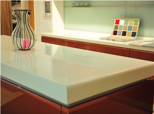 Beige Artificial Stone Countertop, Engineered Stone Kitchen Top, Beige Artificial Stone Kitchen Island Tops
