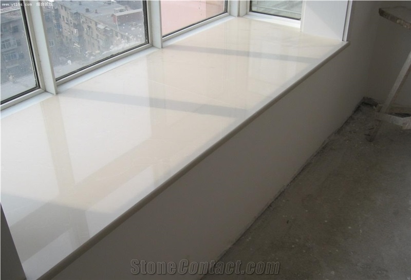 Beige Artificial Stone Kitchen Bar Top, Artificial Stone Countertop
