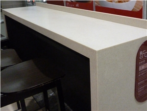 Beige Manmade Stone Countertop, Beige Manmade Stone Kitchen Top