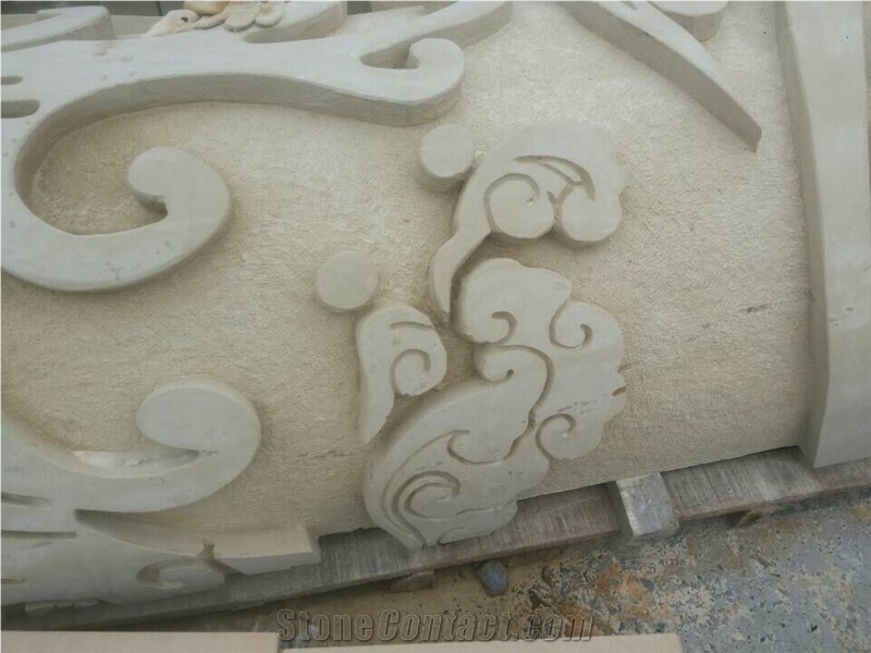 Chinese Original Sandstone Sculpture, Yellow Sandstone Sculpture & Statue