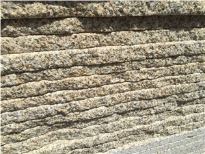 G682 Granite Slabs & Tiles, Yellow Granite,G682 Bushhammered,Dry-Cladding Yellow Granite,Cheap Yellow Granite, G682 Granite Pavers, Cheap Paving Stone, G682 Yellow Granite Paving Stone, China Yellow G