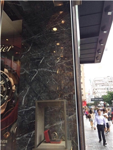 Grigio Carnico Marble Decorated Effect,Gray and White Vein Marble Kitchen Decorated