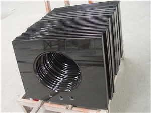 Shanxi Black Granite Bathroom Vanity Top, Shanxi Black Granite Bathroom Countertop