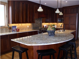 White Granite Countertop, White Granite Kitchen Top, White Granite Kitchen Countertop