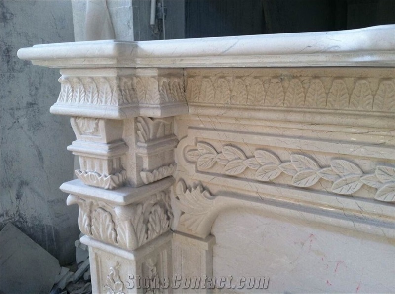White Onyx Fireplace,Hand Works Fireplace Mantel,Handicraft Carving