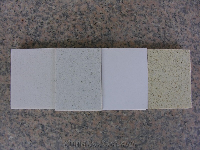 White Quartz Countertop, White Quartz Stone Kitchen Top, Quartz Stone Vanity Top