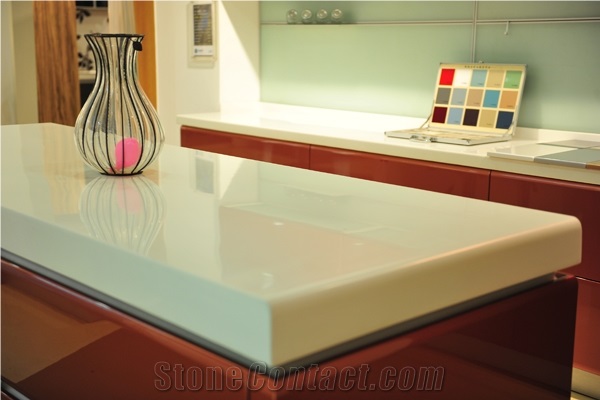 White Quartz Stone Countertop, White Quartz Stone Vanity Top