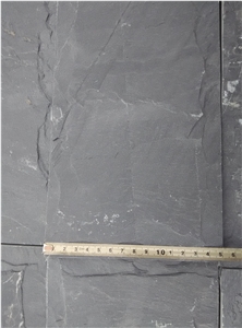 Black Slate Mushroom Stone,Natural Decorative Stone