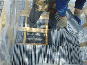 Black Slate Mushroom Stone,Natural Decorative Stone