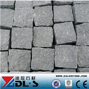 China Dark Grey G654 Granite Cube Stone Chinese Cheap Granite Paving Cobblestone, Natural Building Stone Flooring,Feature Wall,Interior Paving,Clading,Decoration Quarry Owner