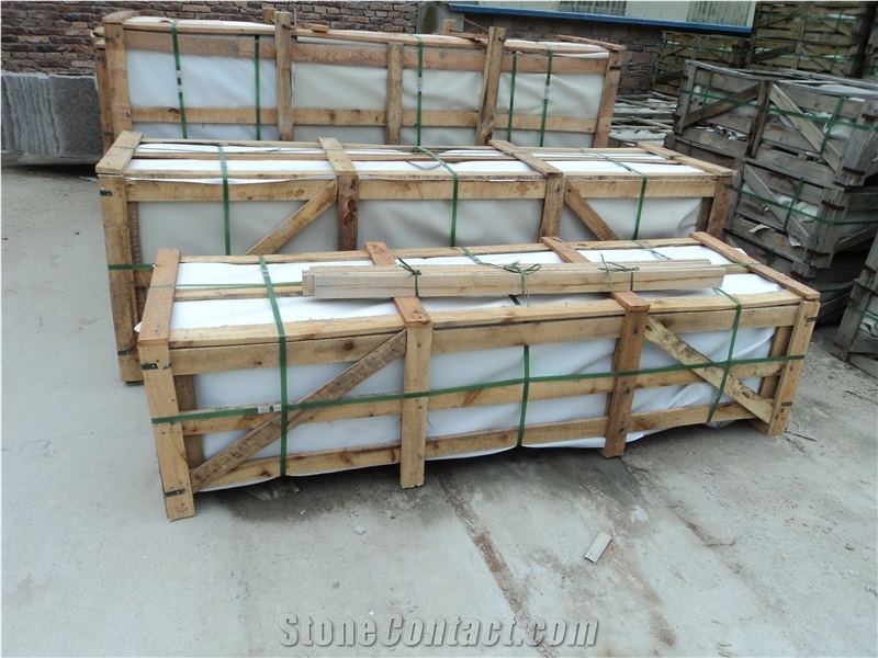 China G682 Rustic Yellow Coffin/ Sunset Gold Granite Tombstones, Headstones, Monuments Of French Style with Special Shapes