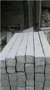 G623 Light Grey Granite Rough Picked Kerbstones,Curbstones for Road