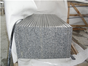 G623 Silver Grey Granite Slabs,Cheap China Granite in Stair Steps with Anti Slip,Treads and Risers