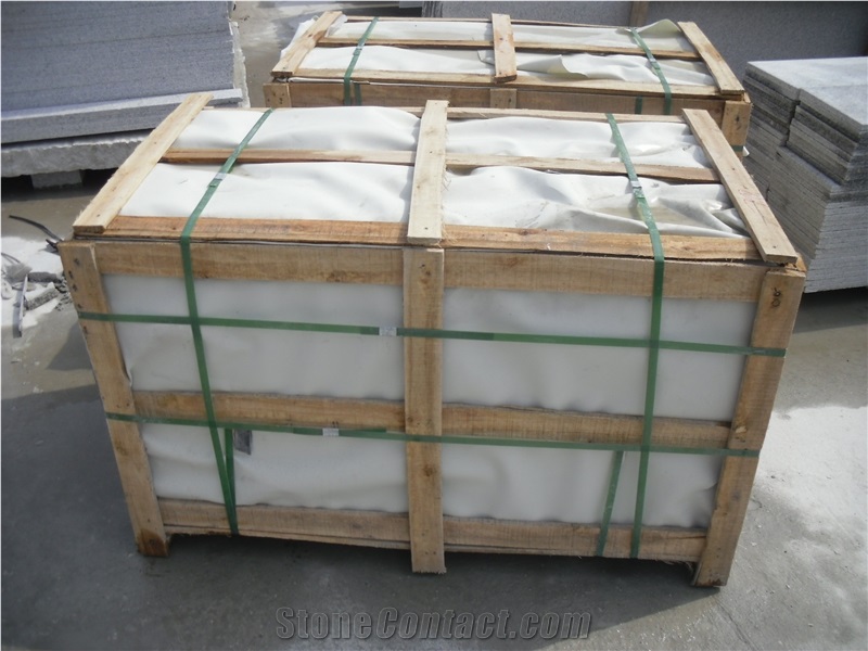 G623 Silver Grey Granite Slabs,Cheap China Granite in Stair Steps with Anti Slip,Treads and Risers