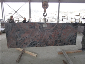 Multicolor Red Granite Small Slab