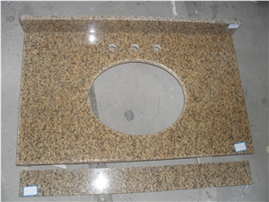 Vietnam Yellow/Rust Granite,Yellow Granite Vanities with Drilling Hole for Bathroom