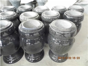 Granite Monumental Vase and Lamp