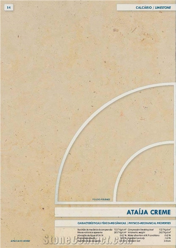 Ataija Creme Slabs & Tiles, Ataija Cream Limestone Slabs & Tiles