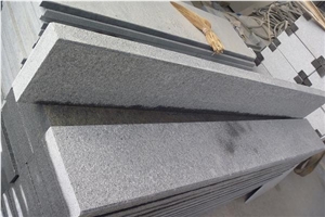 G654 Granite Honed Steps & Risers, G654 Padang Black Granite Stairs & Steps