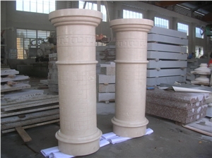 Own Quarry Factory White Marble Colume, Pillar,Stone Column