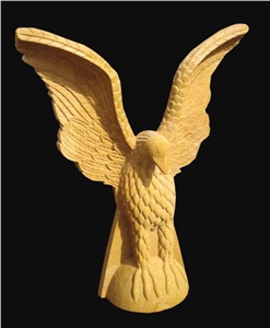 Stone Animal Statue, Teak Wood Sandstone Sculpture & Statue