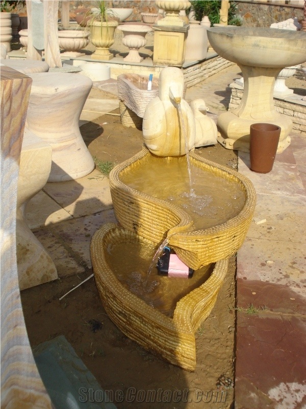 Stone Garden Fountain