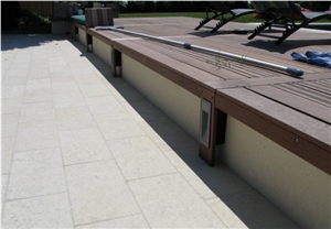 Bretigny Limestone Swimming Pool Terrace Pavement