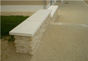 Bretigny Limestone Wall Parapets