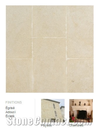 Sireuil Limestone Slabs and Tiles