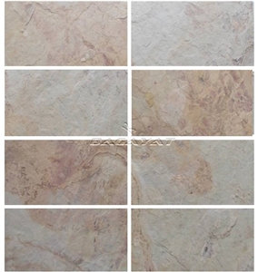 Terra White Slate Stone Veneer, Milky White Flexible Slate Thin Veneers