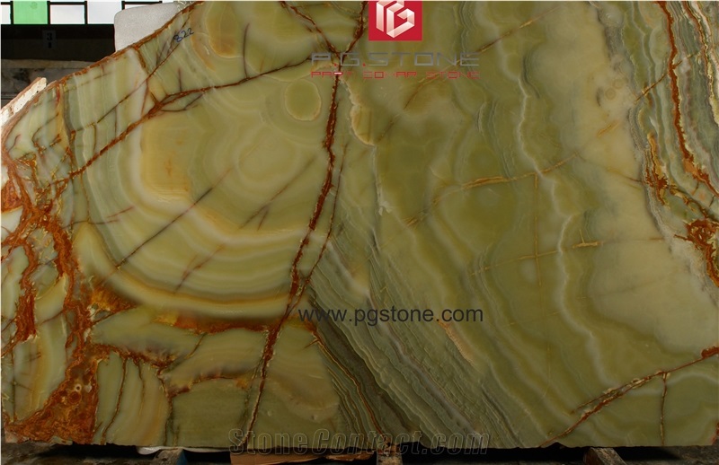 Green Onyx Tiles & Slabs Polished Iran