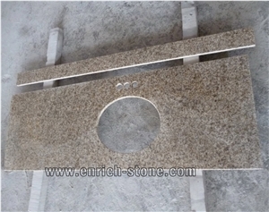 China G682 Padang Yellow Granite Bathroom Vanity Tops