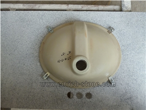 Chinese Light Grey Granite G603 Vanity Tops with Single Sink, G603 Granite Bath Tops