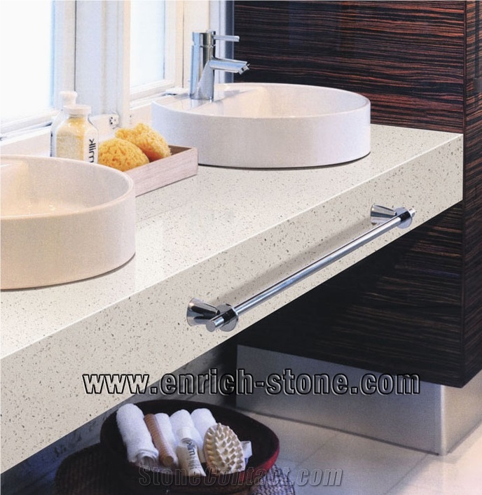 Custom Quartz Stone Vanity Top