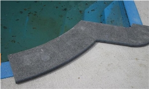 G684 Fuding Black, China Black Basalt, Black Pearl, Black Beauty Swimming Pool Coping Tiles, Pool Edges, Pool Decks, Swimming Pool Pavers, Pool Surround, Borders, Pavement