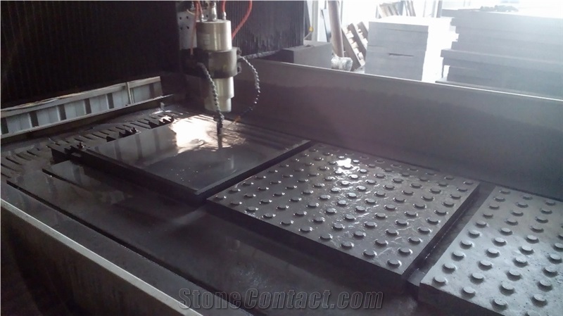 G684fuding Black,Chinablack Basalt,Black Pearl Natural Stone Tactile/Blind Pavers/Warning Tiles/Driveway Paving Stone