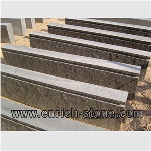 Mongolia Black/China Black Basalt Special Kerbs/Curbs