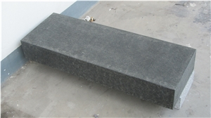 New G684,Cheap Chinese Black Basalt,Nordland Basalt,Flamed Steps/Stairs/Stair Treads