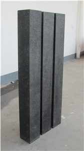 New G684/Chinese Black Basalt/Nordland Basalt Flamed&Brushed/Antique Palisades /Columns for Landscaping