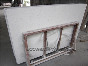 Q101 China White Quartz Stone Kitchen Island Tops