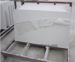 Q101 China White Quartz Stone Kitchen Island Tops
