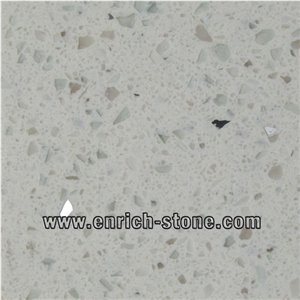 Sparkle Quartz Stone Kitchen Countertops, Sparkling White Quartz Stone Kitchen Tops