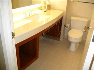 Amazing Luxury Artificial Quartz Stone Vanity Top Directly from China Manufacturer with Iso/Nsf Certificate at Good Price Normally Produced Standard Size 31/37/43/49/61/73*22.5inch