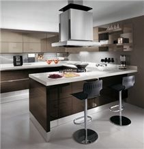Bst China Black Corian Stone Kitchen Countertop and Bathroom Vanity Top with Non-Porous and Easy to Clean Directly from China Manufacturer More Durable Than Granite Standard Slab Size 118*55 and 126*6