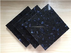 Bst F0083 Golden Series China Black Engineered Corian Stone Tiles & Slabs in Standard Sizes 126 *63 and 118 *55 Combines Performance and Design Fit for Flooring&Walling&Countertop&Stairs and Steps
